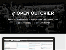 Tablet Screenshot of openoutcrier.com